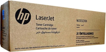 W2032XH (415X) оригинальный картридж HP для принтера HP LaserJet M454/ MFP M479 yellow, 6000 страниц