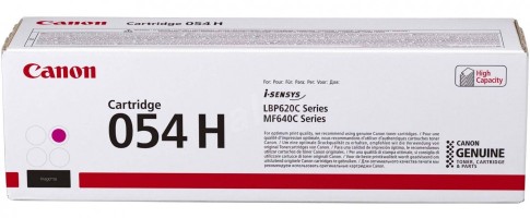 Тонер-картридж Canon 054HM для принтеров MF645Cx/ MF643Cdw/ MF641Cw/ LBP621/ 623, пурпурный, 2300 стр.