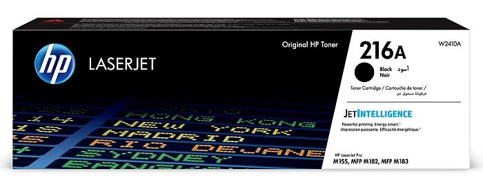 Картридж HP W2410A (216A) оригинальный для принтеров Color Laser Jet Pro MFP M182/ M183, black, 1050 страниц