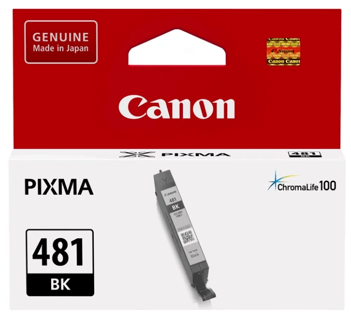 Картридж струйный Canon CLI-481 BK для принтеров PIXMA TS6140/  TS8140/  TS9140/  TR8540, 5.6  мл