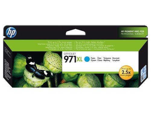 Картридж оригинальный HP 971XL (CN626AE) для Officejet Pro X451dw, X476dw, X551dw, X576dw, голубой Картридж оригинальный HP 971XL (CN626AE) для Officejet Pro X451dw, X476dw, X551dw, X576dw, голубой