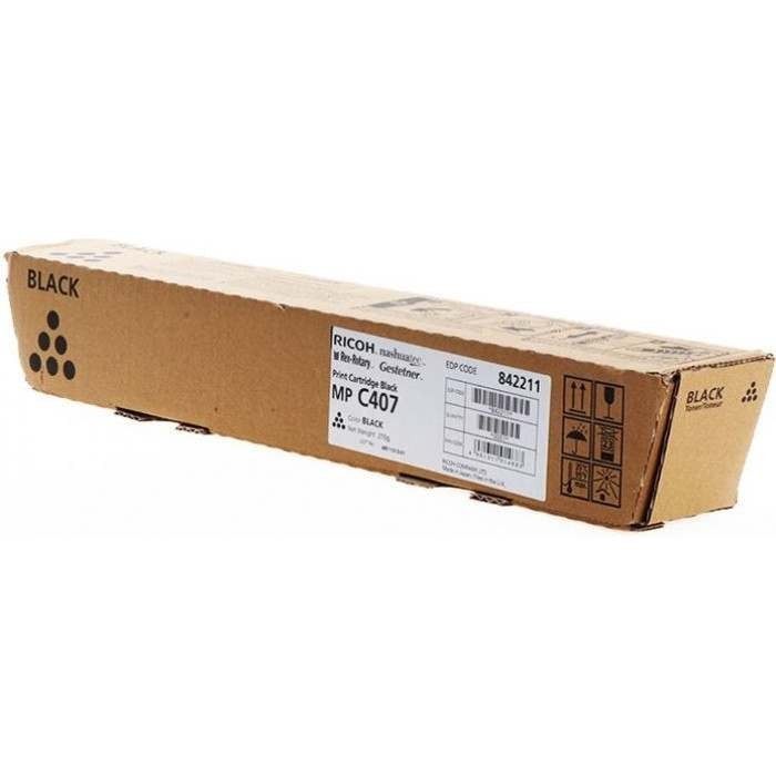 Картридж Ricoh MP C407 (842211) оригинальный для Ricoh Aficio MP C407SPF, черный, 17500 стр.