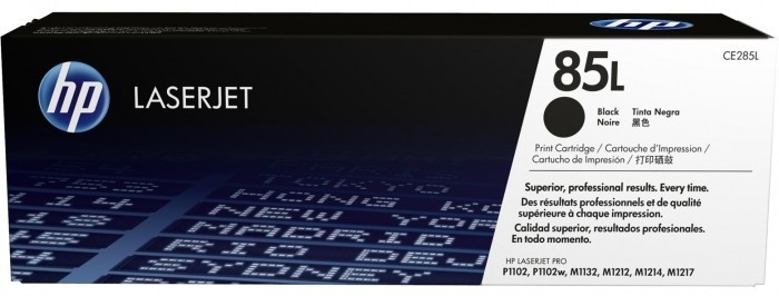 Картридж HP CE285L (85L) оригинальный для принтеров LaserJet P1102/ P1102w, M1132/ M1212nf black, 1000 страниц Картридж HP CE285L (85L) оригинальный для принтеров LaserJet P1102/ P1102w, M1132/ M1212nf black, 1000 страниц
