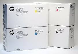 Комплект оригинальных картриджей C9730A + C9731A + C9732A + C9733A для принтеров Color LaserJet 5500/ 5500n/ 5500dn/ 5500dtn/ 5500hdn/ 5550n/ 5550dn/ 5550dtn/ 5550hdn/ 5550dsn (645A) черный (13000 стр) цветные (12000 стр) 4штуки