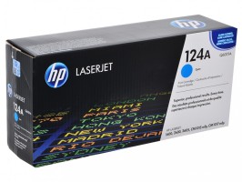 Картридж HP Q6001A (124A) оригинальный для принтеров LaserJet 1600/ 2600n/ 2605/ 2605dn/ 2605dtn/ CM1015/ CM1017/ CP1600/ CP2600 cyan, 2000 страниц