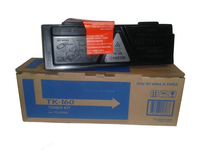 Картридж Kyocera TK-160 (1T02LY0NL0) оригинальный для принтеров FS-1120D/ FS-1120DN/ P2035d, 2500 страниц