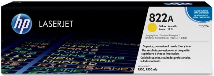 Фотобарабан HP C8562A (822A) оригинальный для принтеров Color LaserJet 9500/ 9500n/ 9500gp/ 9500hdn/ 9500mfp Drum Unit yellow, 40000 страниц Фотобарабан HP C8562A (822A) оригинальный для принтеров Color LaserJet 9500/ 9500n/ 9500gp/ 9500hdn/ 9500mfp Drum Unit yellow, 40000 страниц