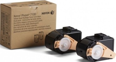 Картридж Xerox 106R02611 оригинальный для Xerox Phaser 7100, yellow, увеличенный, (2*4500 страниц)