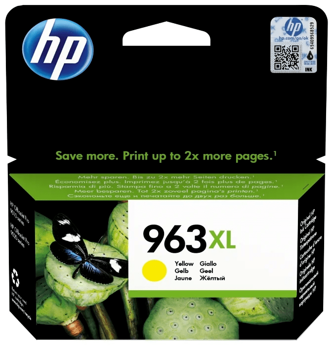 Картридж оригинальный HP 963 (3JA29AE) для HP OfficeJet Pro 901x/ 902x, желтый, 1600 стр.