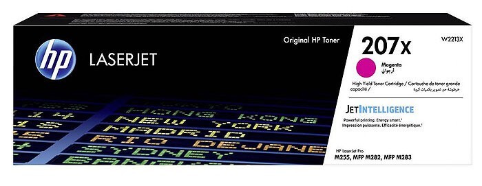 Картридж HP W2213X (207X) оригинальный для принтеров Color Laser Jet M255/ MFP M282/ M283, magenta, 2450 страниц Картридж HP W2213X (207X) оригинальный для принтеров Color Laser Jet M255/ MFP M282/ M283, magenta, 2450 страниц