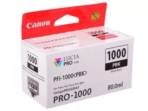 Картридж струйный Canon PFI-1000 PBK для принтеров Pixma MG5740/  MG6840/  MG7740, 80  мл