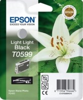Картридж струйный Epson оригинальный C13T05994010 для R2400, Light Light Black (cons ink)
