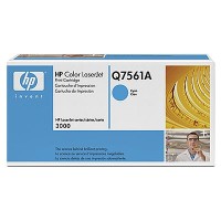 Картридж HP Q7561A (314A) оригинальный для принтеров Color LaserJet 2700/ 3000 cyan, 3500 страниц