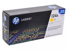 Картридж HP Q6002A (124A) оригинальный для принтеров LaserJet 1600/ 2600n/ 2605/ 2605dn/ 2605dtn/ CM1015/ CM1017/ CP1600/ CP2600 yellow, 2000 страниц
