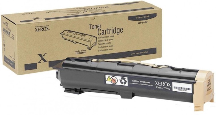 Картридж Xerox 113R00668 оригинальный для Xerox Phaser 5500 black, (30000 страниц)