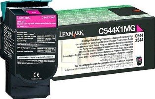 Картридж лазерный Lexmark C544X1MG для принтеров C544, пурпурный, 4000 стр.