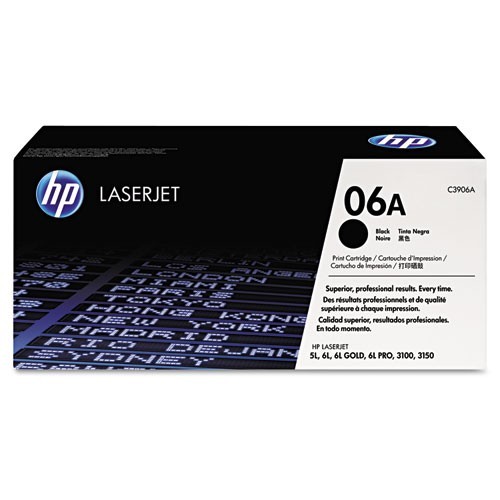 Картридж HP C3906A (06A) оригинальный для принтеров LaserJet 3100/ 3150/ 5L/ 6L black, 2500 страниц
