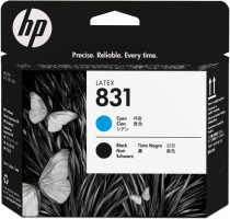 Печатающая головка HP №831 (CZ677A) Printhead оригинальная для принтера HP Latex 110/ 310/ 315/ 330/ 335/ 360/ 365/ 370/ 375/ 560/ 570, голубой / чёрный
