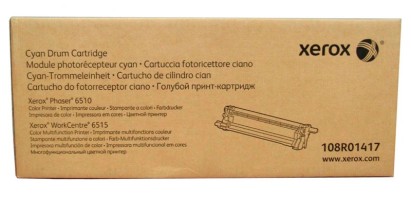 Фотобарабан Xerox 108R01417 оригинальный для Xerox Phaser 6510/ 6510DN/ 6510DNI/ 6510N/ 6610/ 6515/ Xerox WorkCentre 6515DN/ 6515DNI/ 6515N cyan (48000 страниц)