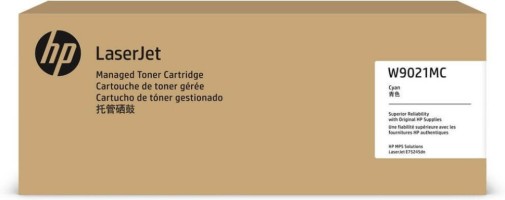 Картридж HP W9021MC (658MC) оригинальный для принтера HP Color LaserJet Managed E75245dn, голубой, 35000 стр.