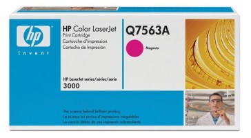 Картридж HP Q7563A (314A) оригинальный для принтеров Color LaserJet 2700/ 3000 magenta, 3500 страниц
