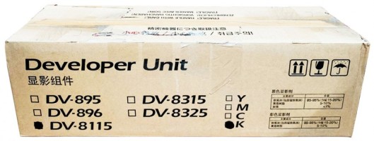 Блок проявки Kyocera DV-8115K (302P393030/ 302P393031) оригинальный для принтера Kyocera ECOSYS M8124cidn/ M8130cidn, чёрный, 200 000 стр.