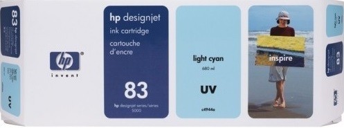 Картридж HP Designjet 5000/5500 (C4944A) св.голуб №83 0120019