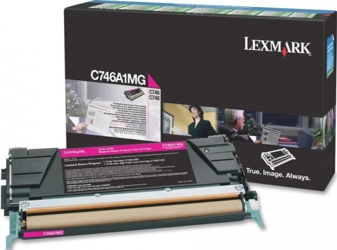 Картридж лазерный Lexmark C746A1MG для принтеров C746/C748, пурпурный, 7000 стр.