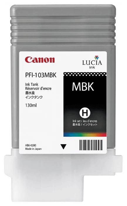 Картридж струйный Canon PFI-103MBk для принтеров IPF5100/  6100, 130  мл.