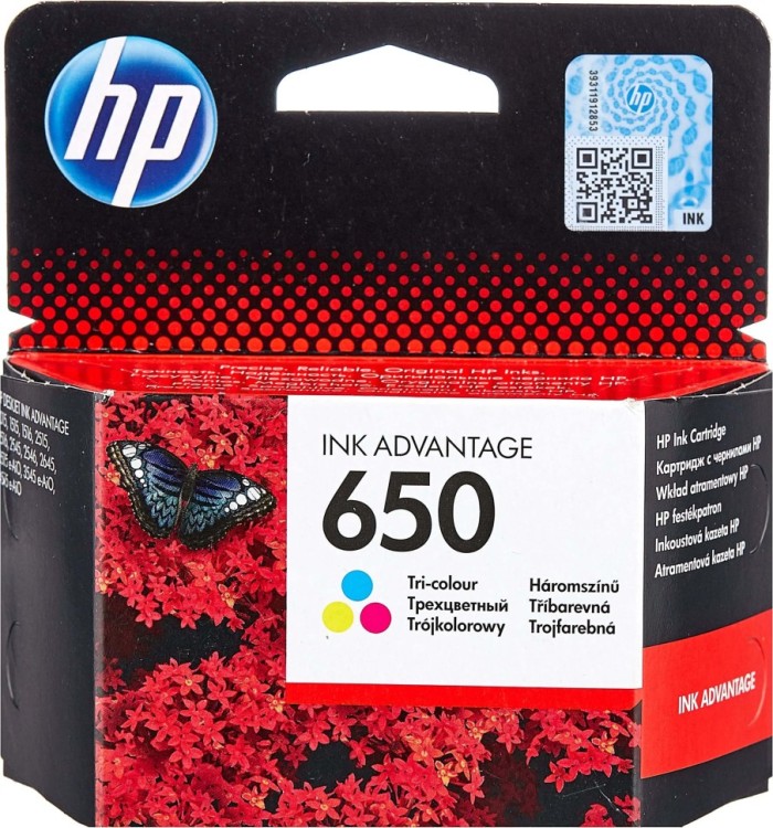 Картридж HP DJ Ink Advantage 2515 и 2515 All-in-One (CZ102AE) цветной №650 0120320