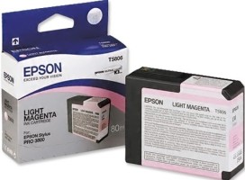 Картридж струйный Epson оригинальный C13T580600 для Stylus Pro 3800 светло-пурпурный (Light Magenta) 80 мл.