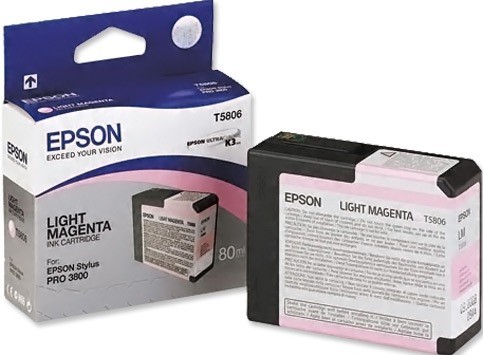 Картридж струйный Epson оригинальный C13T580600 для Stylus Pro 3800 светло-пурпурный (Light Magenta) 80 мл.