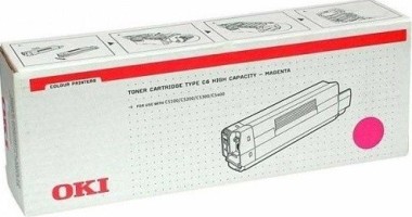 Картридж OKI (42127406/42127489) оригинальный для принтеров C5100/ C5150/ C5200/ C5300/ C5400/ C5510, пурпурный, 5000 страниц