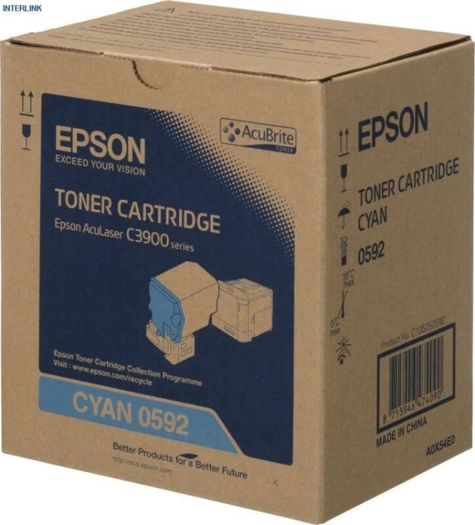 Epson C13S050592 оригинальный картридж для принтера Epson AcuLaser C3900/ CX37, голубой, 6000 стр. Epson C13S050592 оригинальный картридж для принтера Epson AcuLaser C3900/ CX37, голубой, 6000 стр.