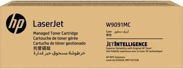 Картридж HP W9091MC (415MC) оригинальный для принтера HP Color LaserJet Managed E45028, MFP E47528, голубой, 6900 стр.