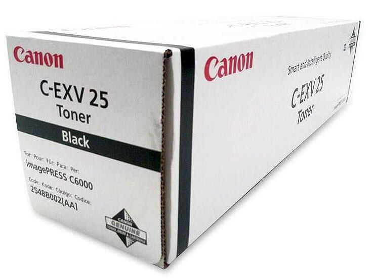 Тонер-картридж Canon C-EXV25Bk для принтеров imagePress C6000, черный, стр. Тонер-картридж Canon C-EXV25Bk для принтеров imagePress C6000, черный, стр.