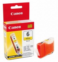 Картридж струйный Canon BCI-6Y для принтеров S800 series/  S900/  S9000/  BJC-8200Photo/  i950/  i560, 13  мл