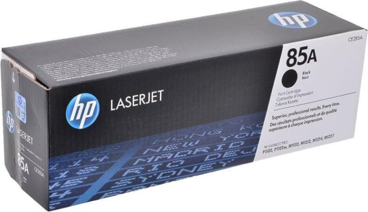 Картридж HP CE285A (85A) оригинальный для принтеров LaserJet Pro P1102/ P1104/ P1106/ P1107/ P1108/ P1109/ M1132/ M1134/ M1136/ M1137/ M1138/ M1139/ M1212/ M1213/ M1214/ M1216/ M1217/ M1248, 1600 страниц