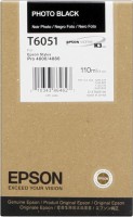 Картридж струйный Epson оригинальный T6051 / C13T605100 (photo black) оригинальный для Stylus Pro 4800/ 4880, чёрный фото, 110ml