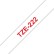 Кассета с лентой для печати наклеек Brother оригинальная TZE-222 (TZe222) для P-Touch, лента 9мм*8м, красный на белом
