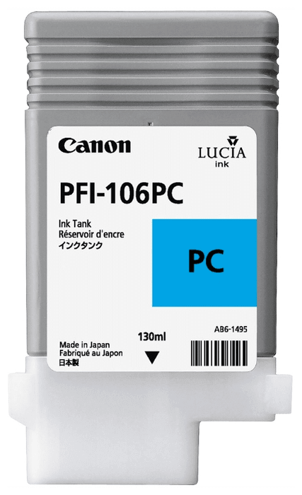 Картридж струйный Canon PFI-106PC для принтеров iPF6300S/  6400/  6450, 130  мл