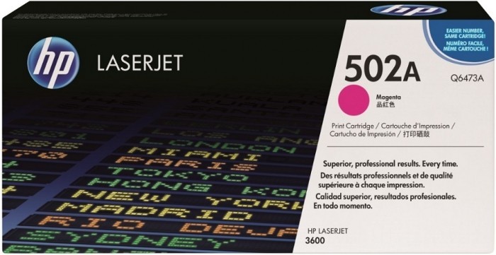 Картридж HP Q6473A (502A) оригинальный для принтеров Color LaserJet 3600 magenta, 4000 страниц