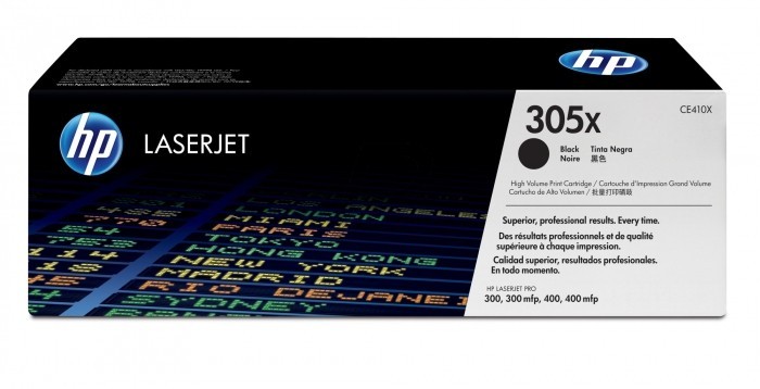 Картридж HP CE410X (305X) оригинальный для принтеров Color LaserJet M351/ M375/ M451/ M475 CLJ Pro 300 Color M351/ Pro 400 Color M451/ Pro 300 Color MFP M375/ Pro 400 Color MFP M475 black, 4000 страниц