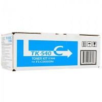 Картридж Kyocera TK-540C (1T02HLCEU0) оригинальный для принтеров FS-C5100DN cyan, 4000 страниц