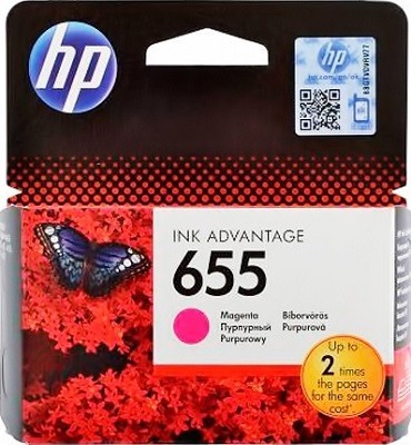 Картридж HP DJ Ink Advantage 3525/4615/4625/5525/6525 All-in-One (CZ111AE) пурпурный №655 0120317