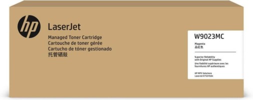 Картридж HP W9023MC (658MC) оригинальный для принтера HP Color LaserJet Managed E75245dn, пурпурный, 35000 стр.
