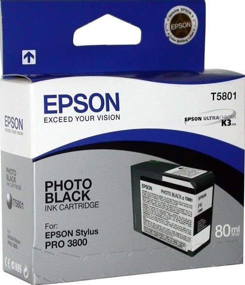 Картридж струйный Epson оригинальный C13T580100 C13T580100 чёрный (Photo Black) 80 мл Картридж струйный Epson оригинальный C13T580100 C13T580100 чёрный (Photo Black) 80 мл