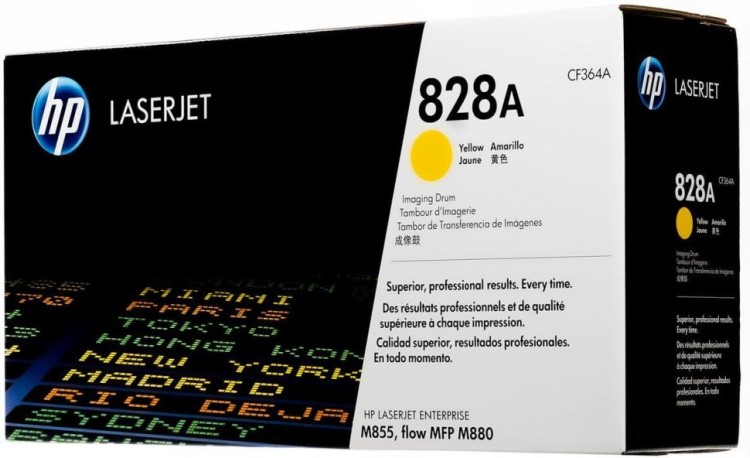 Фотобарабан HP CF364A (828A) оригинальный для принтеров Color LaserJet Enterprise M855/ M880 Yellow, 30000 страниц
