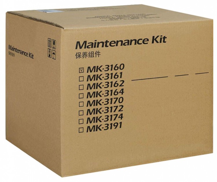 Ремкомплект Kyocera MK-3160 (1702T98NL0) оригинальный для принтера Kyocera Ecosys P3045dn 300 000 страниц Ремкомплект Kyocera MK-3160 (1702T98NL0) оригинальный для принтера Kyocera Ecosys P3045dn 300 000 страниц