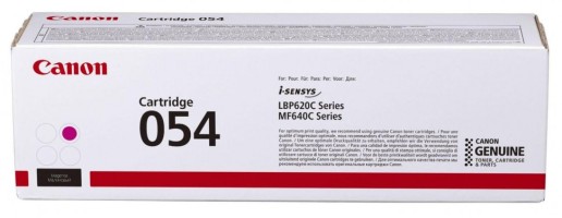 Тонер-картридж Canon 054M для принтеров MF645Cx/ MF643Cdw/ MF641Cw/ LBP621/ 623, пурпурный, 1200 стр.